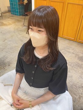 グリーン 渋谷(green) 【MIO】カーキベージュ×韓国巻き