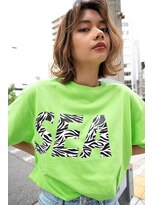 アンジェリカ 広島駅前店(ANGELICA)&nbsp;ANGELICA センターパート　切りっぱなしボブ　シースルーバング