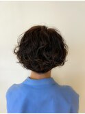 ショート×刈り上げ×パーマ