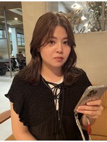 ヘアーミュゼ 井田店(Hair Musee)&nbsp;ブリーチなしのダブルカラー　ミルクティーベージュ