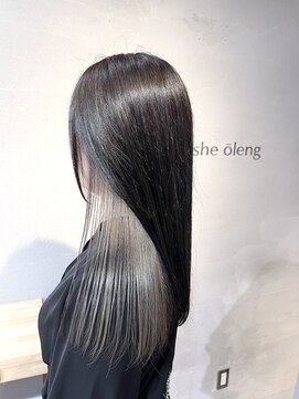 アッシェオレン(Ashe oleng) グレージュイヤリングカラー