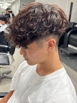 フィフス 名駅(fifth) スペインカールツイストスパイラルマッシュメンズヘア名古屋名駅