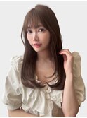 ふんわりカールヘルシースタイルルーズヘアショコラアッシュ
