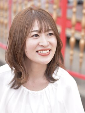 スイ(Sui) オレンジブラウン×ミディアムレイヤー