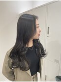 【*暗髪でも透明感*】オリーブベージュ×レイヤースタイル*