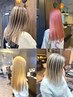宮下用☆ハイライト・バレイヤージュorハイトーンカラー+カット+3ステップtr