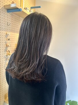 ブランシェ(Branche) セミロングレイヤー×ベージュ