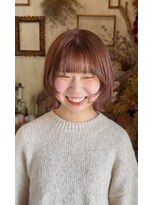 ブラウンバニーオーケストラ(Brown Bunny Orchestra)&nbsp;レイヤーボブ・ピンクブラウン