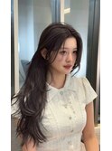 2wayスタイル_イメチェン美髪外ハネボブホワイトブロンド