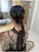 セミロングさんの編み下ろし