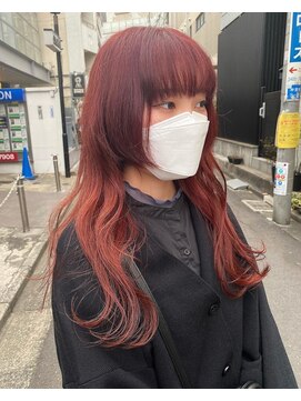 テーラヘアー 草加店(TELAHAIR) プチイメチェンに。ロングウルフ
