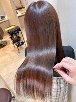 ジーナ 札幌(Zina)&nbsp;髪質改善＊艶ラベンダーブラウン＊美髪【Zina札幌】