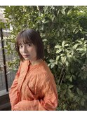 アンブレラカラー/ウェーブパーマ/こなれミディ/前髪/溝の口