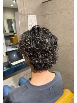 コアークリップ 緑町店(CORE CLIP) 波巻きプードルパーマ×ウルフ