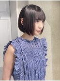 【立川cres小山】酸性ストレート　ボブ