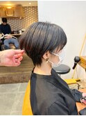 首な効果のマッシュショート