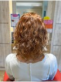外国人風スパイラルパーマ