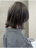 京都西院/グレージュカラー ブリーチ 髪質改善 ダブルカラー