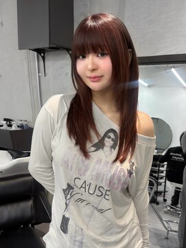 ハロ(Halo) 韓国レイヤー/レイヤー/韓国ヘア/ブリーチカラー/ハイトーン