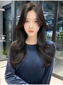 小顔レイヤーカットミディアムレイヤーレイヤーロング【日本橋】