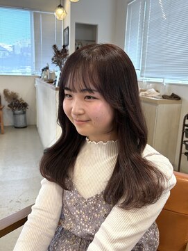 ユニカ 宇都宮(yunica) イメチェンヘアスタイル/ピンクベージュ/前髪カタログ/宇都宮