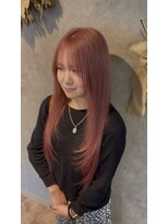 パーミル ヘア クマモト(permille ‰ hair Kumamoto) ピンクベージュ×ザクザクレイヤー
