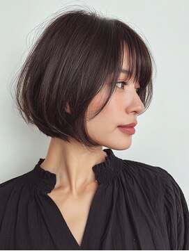 ロディーナ 大口 新子安(rodina) ミルクティーブロンド/ダークブルー/デジタルパーマ/大口新子安