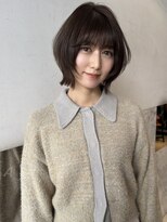 アクシス 栄店(`AXIS)&nbsp;馬渕ミルクティーブロンド/ダークブルー/デジタルパーマ/栄