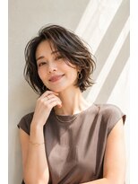 アッシュ 学芸大学店(Ash) ショートボブ/大人女性/グレージュ/白髪ぼかし/脱白髪染め