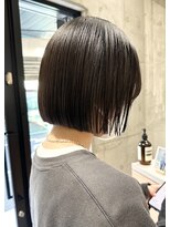 フィルムス 横浜(FILMS+)&nbsp;ミルクブラウン/ボブ／オリーブページュ/ブリーチなし/横浜+