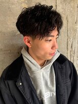 アルフレッド 平針店(alfRed)&nbsp;無造作マッシュ×ツイストスパイラルパーマ｜人気メンズパーマ
