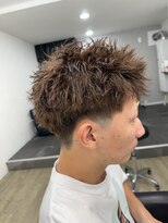 スウェル 成田店(Swell)&nbsp;スパイキーピンパーマ[成田駅/Men's/メンズカット/パーマ]