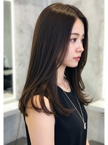 エクラート イーリス 高田馬場店(ECLART IriS)&nbsp;顔まわりが流れるブラウンミディアム