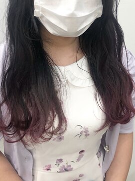 キューズ クラブ(cuz KLUB) 【cuzKLUB】グラデーション×ワインレッド