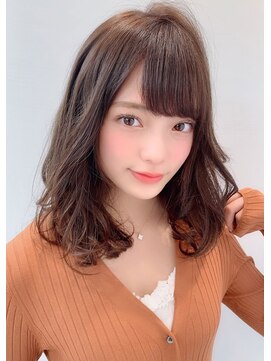 シルクレイ 吉祥寺店(Silk-lei) 大人かわいいフェザーバング小顔プードル巻き20代30代吉祥寺