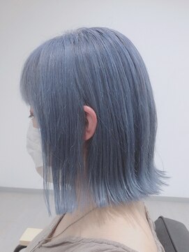 テジナ(tejina) 切りっぱなし×ブルー