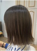 切りっぱなしボブ 楽スタイリング