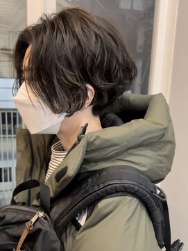 シャロン(SHARON) 【SHARON 原宿】20代30代40代 人気 前下がり ショート パーマ