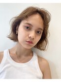 外国人風小顔ショートウェーブ[表参道/表参道駅]