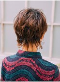 ショートガーリーパーマ/20代/30代/40代/50代/倉敷駅/白楽町