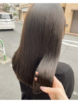 髪質改善ヘアエステ アリュール(allure) うるつやモカベージュカラー