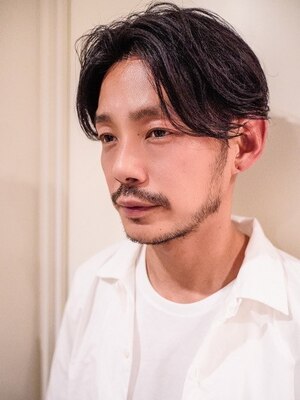 【カット+パーマ+炭酸泉￥6000/カット+炭酸泉￥3900】最旬スタイルに☆できる男を演出!ツイストメニューも◎