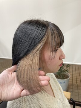 ノア 奈良駅前店(NoA) 艶髪　髪質改善インナーベージュ　奈良市　uptogloss