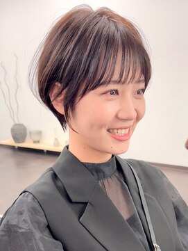 ルアン 上通り(ruen) 大人かわいい丸みショート 熊本 ruen ショートカット 右田莉奈