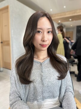 ジーナ 博多筑紫口(Zina) 【tama】韓国レイヤー×オリーブベージュ