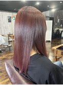 艶ラベンダーピンク×髪質改善メテオカラー