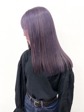 オル(Olu) 【MASAYA】ブルーラベンダーカラー×艶髪