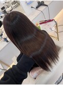 20代30代ブリーチなし大人可愛いゆるふわオータムブラウンカラー