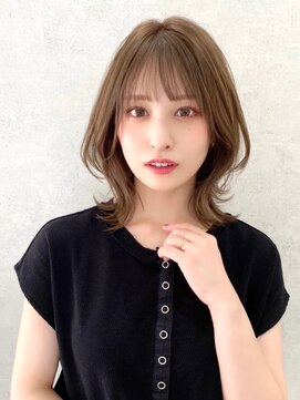 ブロウ ネックス ザ サロン 表参道(VLOW nex the salon) 【vlow表参道】韓国くびれミディ センターパート 長屋