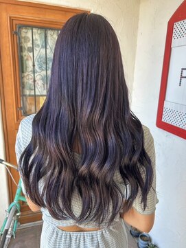 パディントン(Paddington) 私実はブリーチしてます♪ダークヴァイオレットで秘密の透明感☆